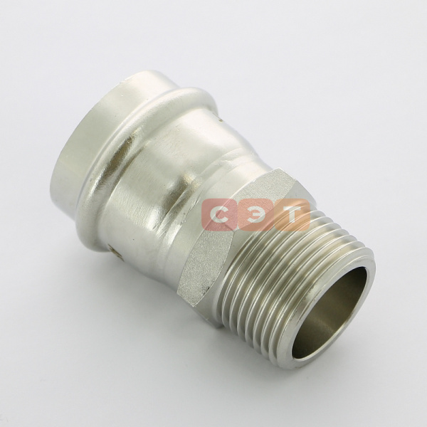 Муфта с НР пресс нержавеющая  35 х 1   UniFitt